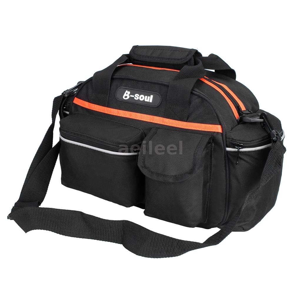 15L Fahrrad Rücksitz Tasche Rack Koffer Korb Gepäcktasche